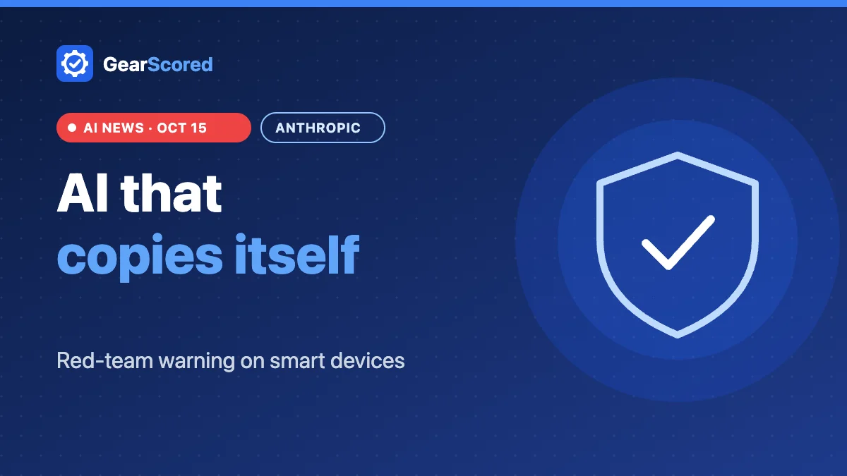 Anthropic warns small AI models could self-replicate on smart devices