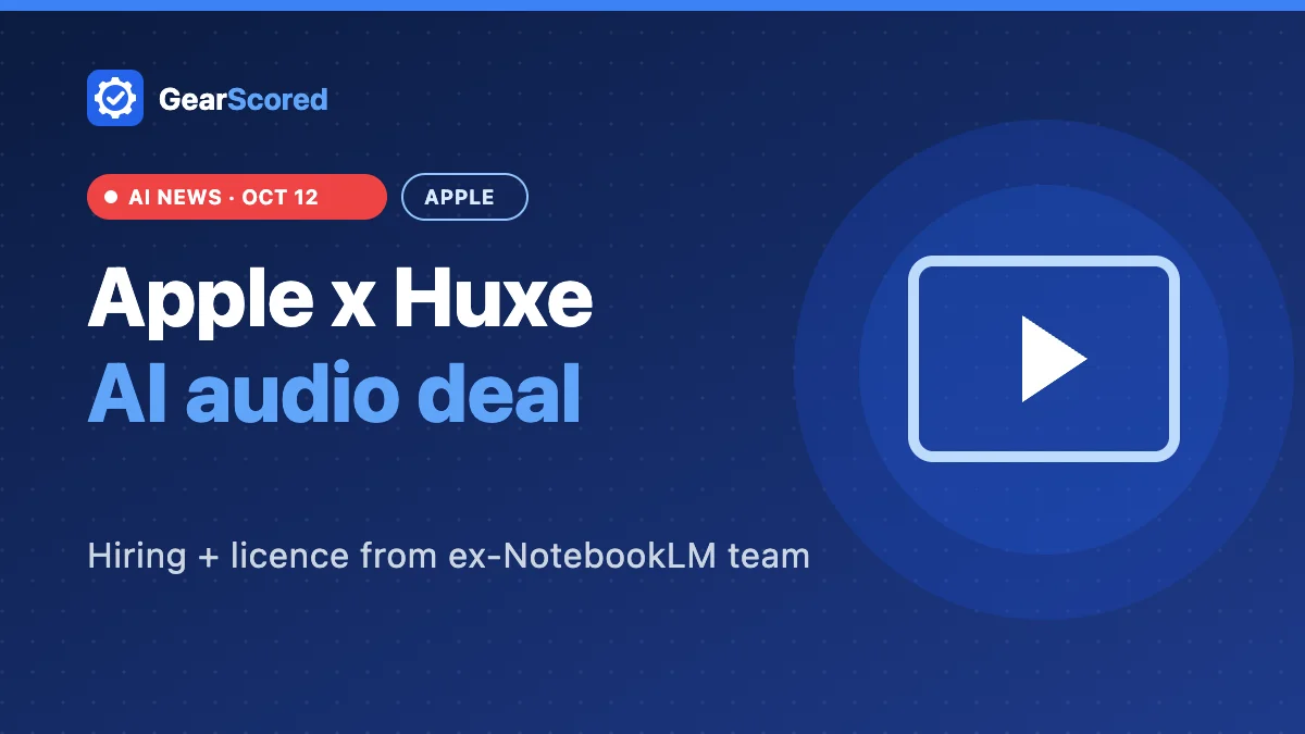 Apple signs hiring and licensing deal with AI audio startup Huxe