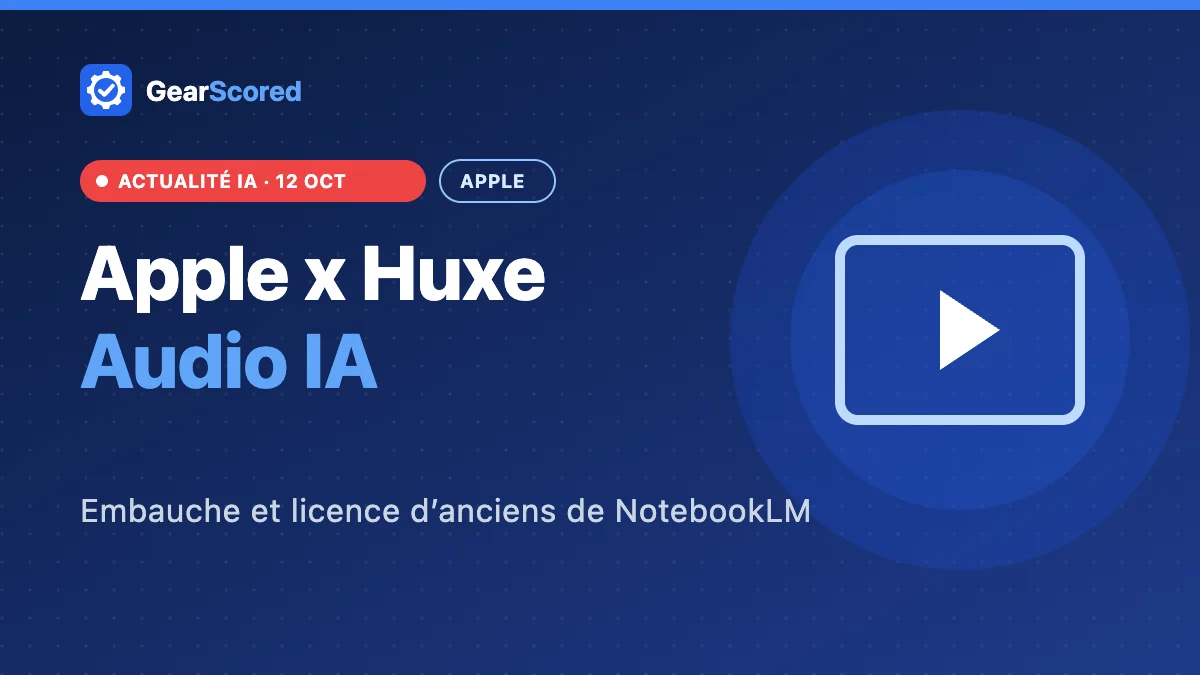 Apple conclut une entente d’embauche et de licence avec Huxe