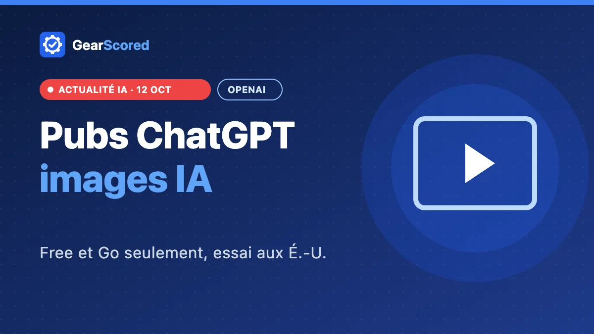 Publicités visuelles dans ChatGPT pendant la génération d’images