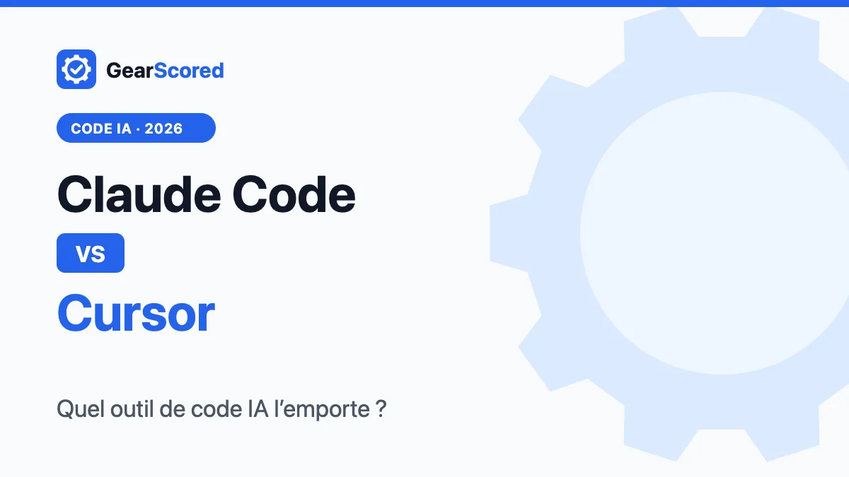 Claude Code vs Cursor : comparatif 2026