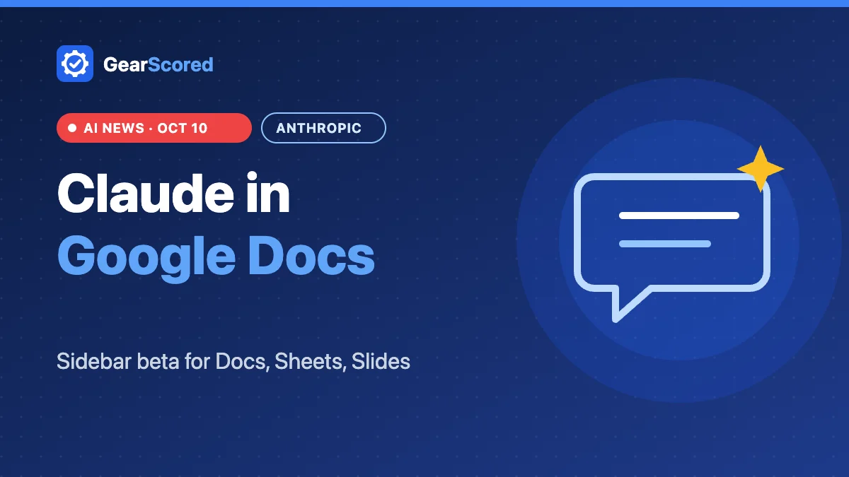 Claude for Google Docs, Sheets and Slides beta announcement graphic