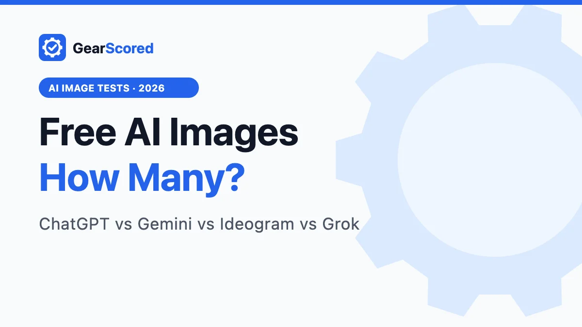 How many free images ChatGPT, Gemini, Ideogram and Grok generate