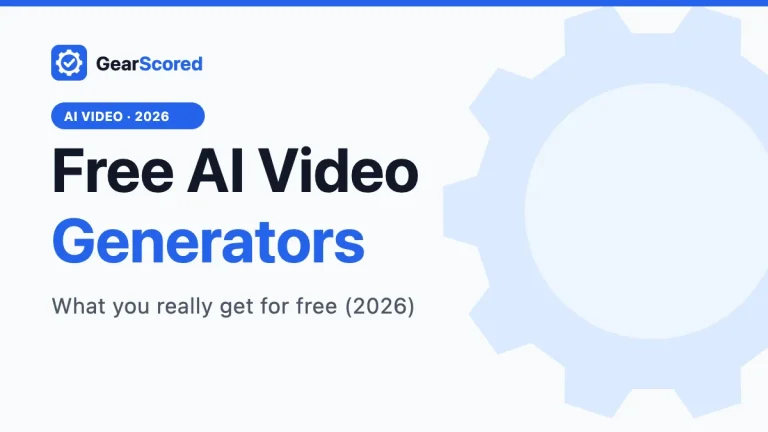Best free AI video generators 2026