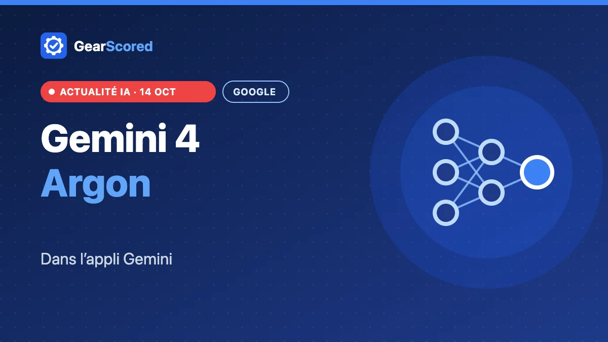 Gemini 4 Argon offert dans l’appli Gemini pour les abonnés AI Pro et Ultra