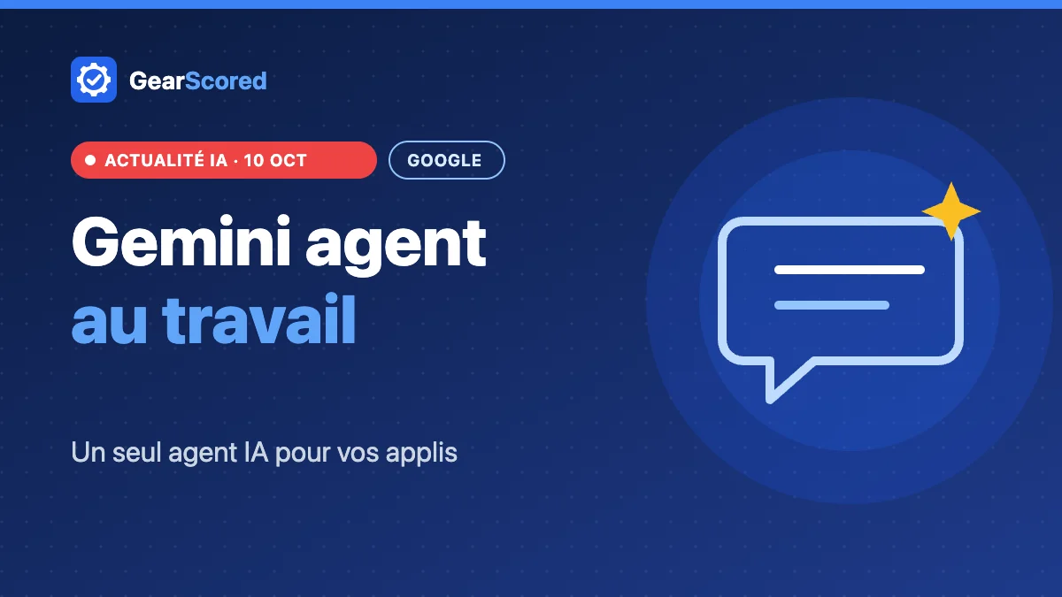 Illustration de l'annonce de Gemini agent de Google pour le travail