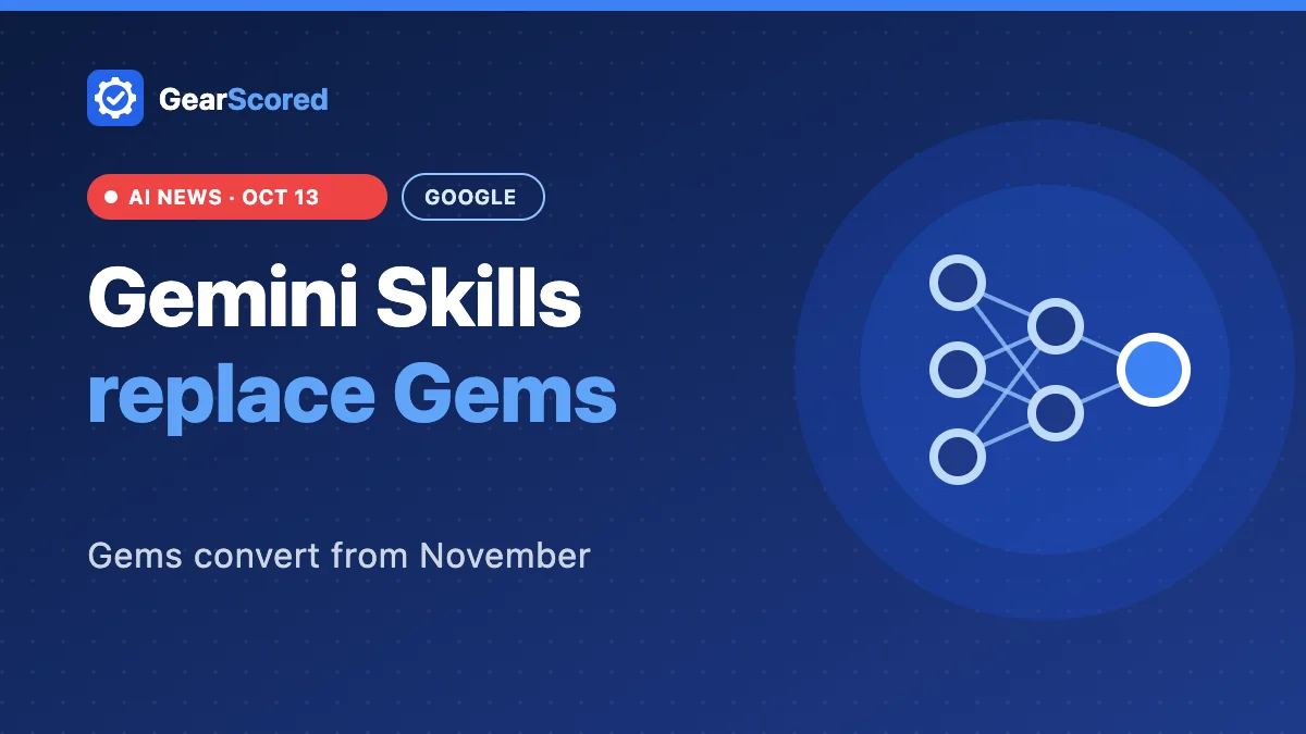 Google Gemini Skills replace Gems