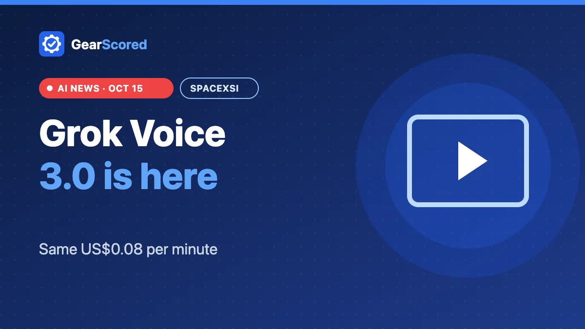 Grok Voice 3.0 launches at US$0.08 per minute
