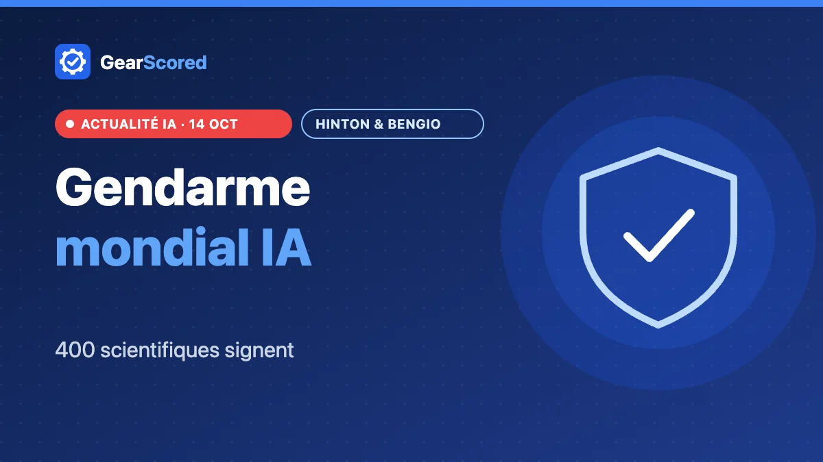 Hinton, Bengio et 400 scientifiques réclament un organisme international de surveillance de l’IA