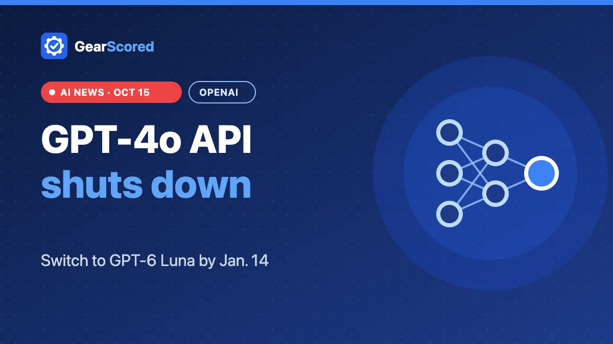 OpenAI retires GPT-4o and GPT-4.1 from its API on January 14, 2027